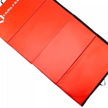 Folding gymnastic mattress red 2400x1200x50mm HMS MGS01
