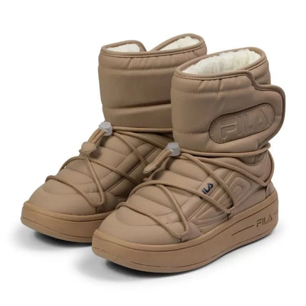Fila Superbubble Boot moteriški žieminiai pašiltinti aulinukai smėlio spalvos