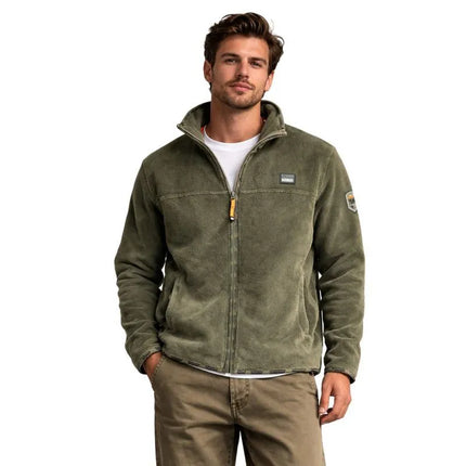 Geographical Norway Timple Kaki Db vyriškas flisinis džemperis 047-1 chaki (WZ7983H/GN-Kaki)
