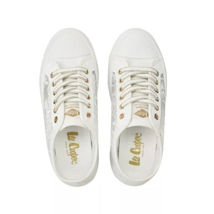 Lee Cooper women's sports shoes sneakers white platform lace
