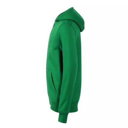 Children's Trendy Zipper Sweatshirt (Grass Green)