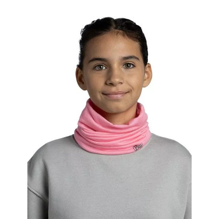 Vaikiška bandana BUFF MERINO LIGHTWEIGHT SOLID ROSE PINK