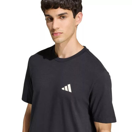 Vyrų adidas Lauko kalnų dviračių grafiniai juodi marškinėliai KB2536