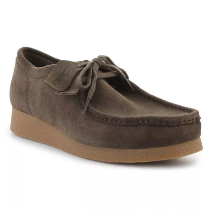 Clarks WallabeeEVO 26180920 Tamsiai alyvuogių zomša