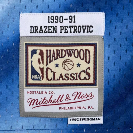 Mitchell & Ness Swingman džersis NBA New Jersey Nets Dražen Petrović - SMJYSB19031-NJNPTRY90DPE