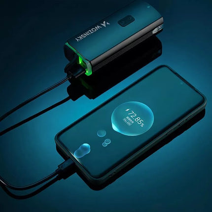 Wozinsky Front Bike Light + USB-C Cable (3000 lm) - Black