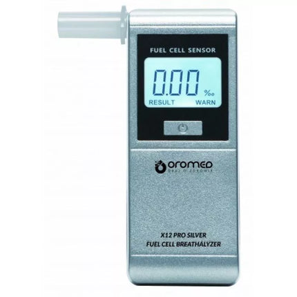 OroMed X12 PRO SILVER Breathalyzer