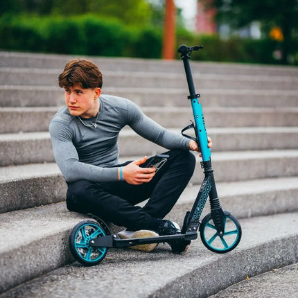 HM124T TURQUOISE SCOOTER WITH DISC BRAKE NILS EXTREME
