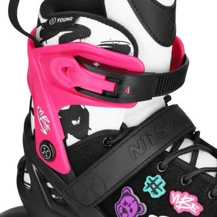 NA2053A VIBE PINK ROLLER SKATES SIZE M(37-40) NILS EXTREME