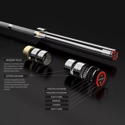 HMS BLACK GO700 Olimpinė štanga