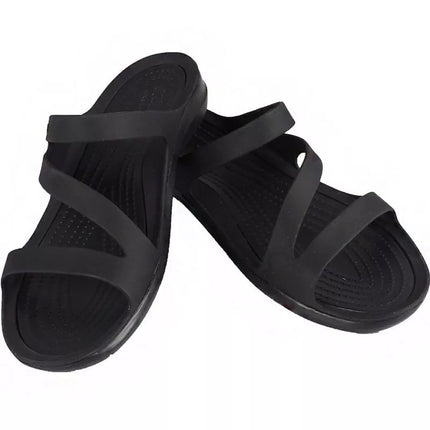 Crocs Swiftwater Sandal W moteriškos šlepetės, juodos 203998 060 34-35