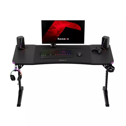 Huzaro Hero 3.6 RGB Juodas žaidimų stalas