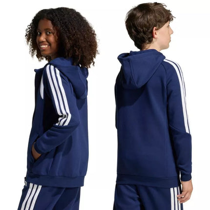 adidas Tiro 26 League Sweat Full Zip Hoodie for Kids Navy Blue KF3322