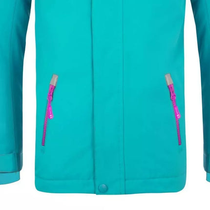 Trollkids Kids Holmenkollen Snow Jacket Pro with Hood, Turquoise (913-125)