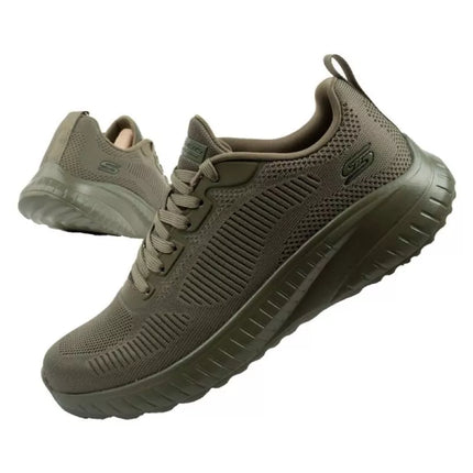 Skechers Bobs Squad Chaos Vyriški sportiniai batai Šviesiai alyvuogių