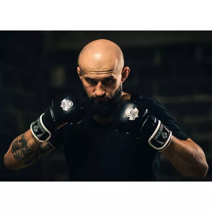 MMA treniruočių pirštinės L - Phantom White - Valor Series