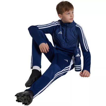 adidas Tiro 24 žieminės vaikiškos kelnės mėlynos IY0117