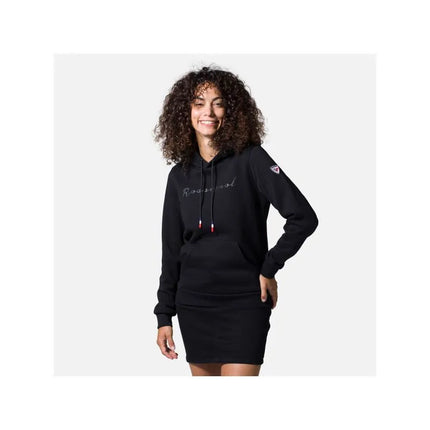 ROSSIGNOL W Logo Sweat Hood Fl black