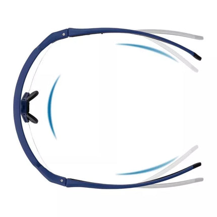Rockbros 10174 UV400 Cycling Glasses - Blue