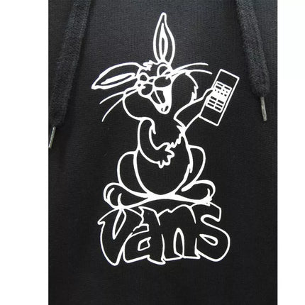 Vans Juodas Crazy Eddy 66 Laisvo Kirpimo Megztinis su Gobtuvu - VN000JE7BLK