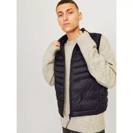 Jack&Jones vyriška liemenė JJESPRINT BODYWARMER COLLAR NOOS 12258457 JUODA/VIENOS SPALVOS