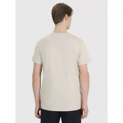 Men's regular printed T-shirt 4F 4FWSS25TTSHM1980-83S