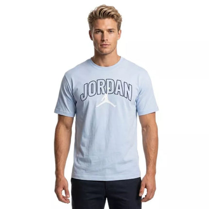 Vyriški "Air Jordan" "Brooklyn Arch Logo" marškinėliai Mėlyni - IB7347-407