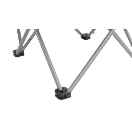 Outwell 470474 kėdė stovyklavimui su 4 kojomis, juoda, pilka