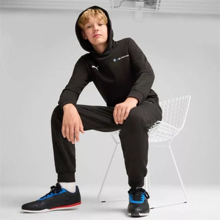Puma BMW MMS Kids Kangaroo Hoodie Black