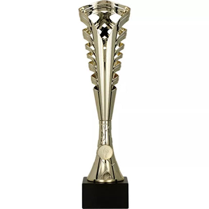 Gold plastic cup