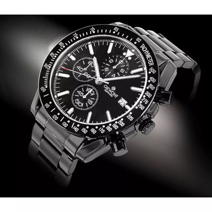 Men's Watch Giewont Chronograph Sapphire Black GW8720-B1