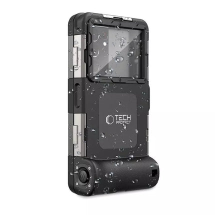 Tech-Protect Waterproof Case IPX8 for 4.7-6.7" Smartphones - Black