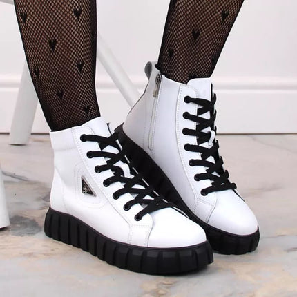 Filippo W PAW382B baltosios odos platformos aulinukai