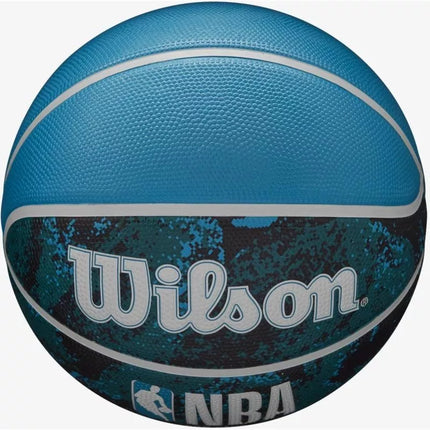 WILSON NBA DRV PLUS VIBE krepšinio kamuolys WZ3012602XB7 7 dydžio juoda mėlyna