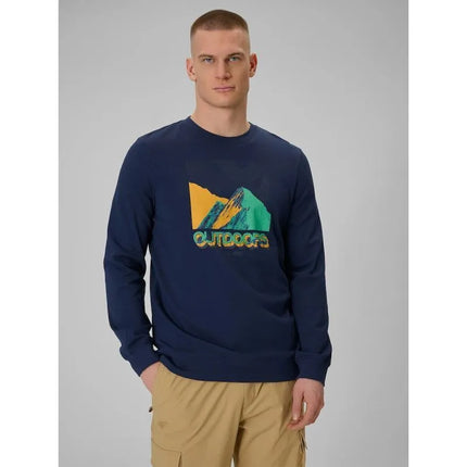 Longsleeve with print for men 4F 4FRAW25TLONM618-31S