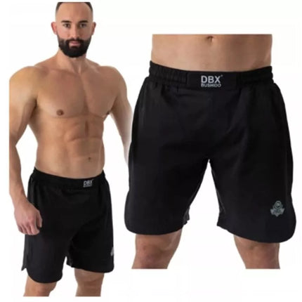 Bushido Black MMA Training Shorts S