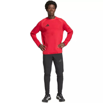 adidas Tiro 26 Travel Crew vyriškas džemperis raudonas KD3324