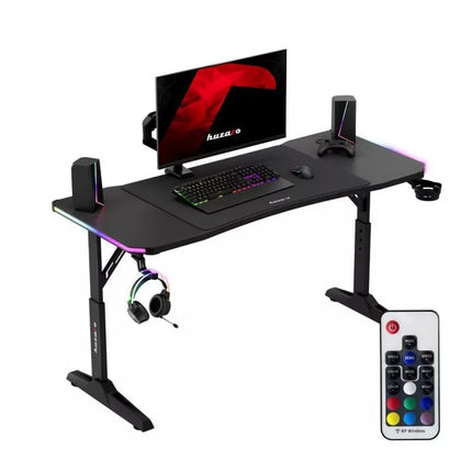 Huzaro Hero 3.6 RGB Juodas žaidimų stalas