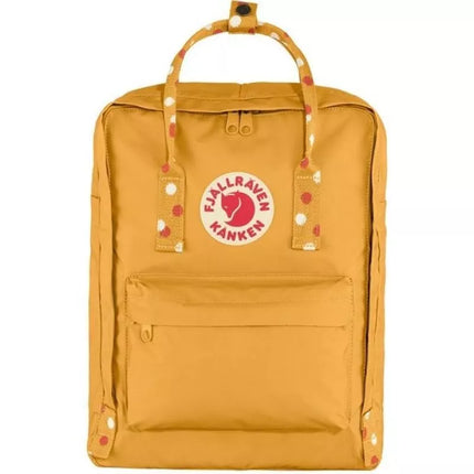 Fjallraven Kanken miesto kuprinė - ochros/konfeti raštas