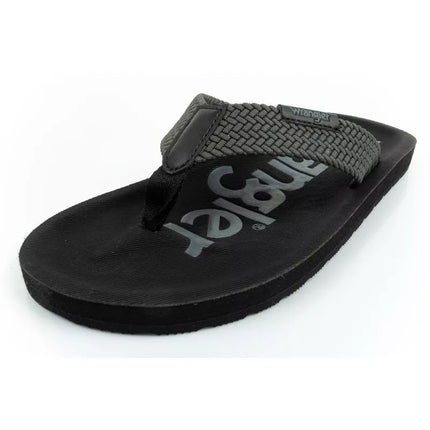 Wrangler men's Zane Flipflop shoes, gray flip-flops