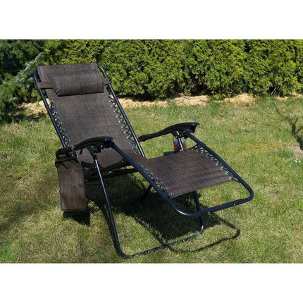 SULANKSTOMA DAUGIAFUNKCINĖ SODO KĖDĖ 175X52/65X107CMY RUDOS SPALVOS