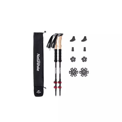 Raudonos anglies pluošto lazdos NATUREHIKE nh20ds003-red