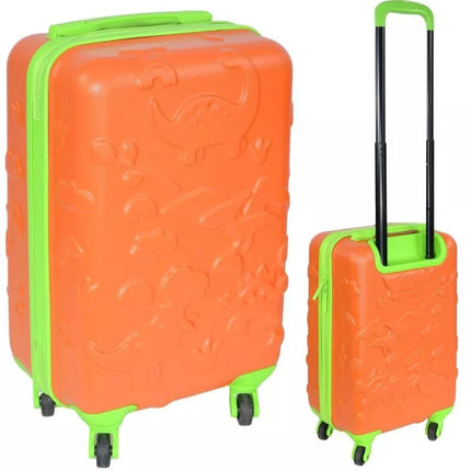 PROWORLD KID CABIN TRAVEL SUITCASE 18 INCHES - ORANGE (DINO)