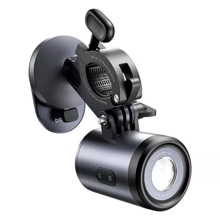 Baseus PrimeTrip Universal 3000mAh IP68 LED Holder with 2-in-1 Lamp - Black and Gray
