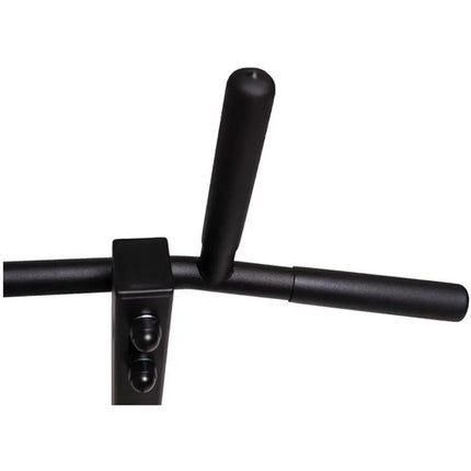 WOODEN AND METAL GYMNASTIC WALL BAR WITH WOODEN BAR AND ACCESSORIES BENCHK 221B A076