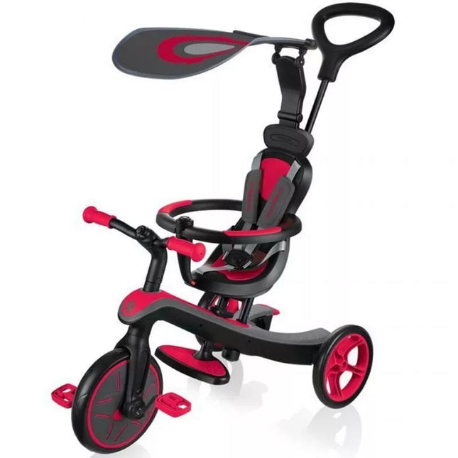 Globber Naujas raudonas Explorer Trike 4in1 632-102-2