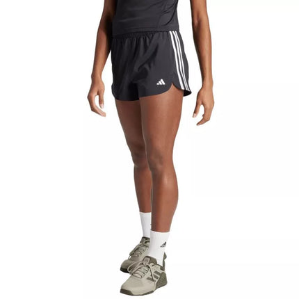 Šortai adidas Pacer Training 3-Stripes Woven High-Rise W IT7760