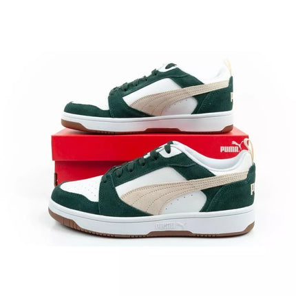 Puma Rebound v6 vyriški sportiniai kedai madingi patogūs balti žali