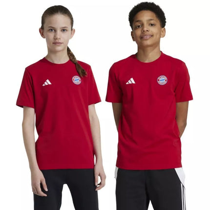 adidas FC Bayern Munchen vaikiški marškinėliai Raudona IT4138