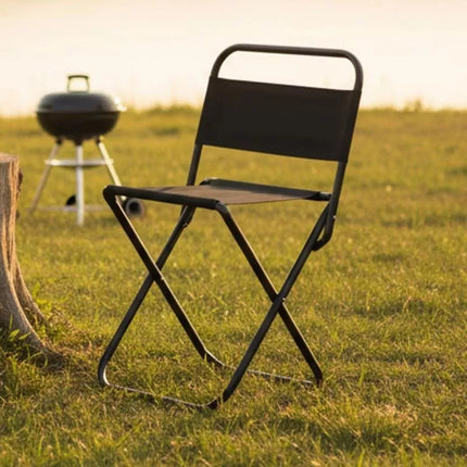 FOLDING CAMPING CHAIR 35X28X58CM BLACK ENERO CAMP